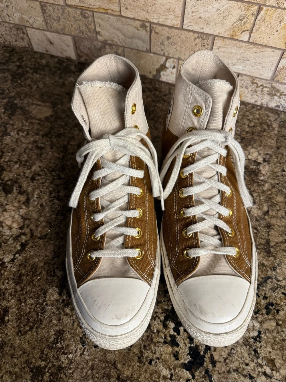 Converse Chuck 70 High Top Stitched Canvas Mens Size 10 Women’s Size 12 Two Tone